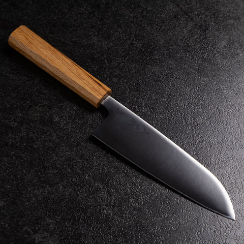 Santoku AUS-8 Polished Oak Handle 165mm