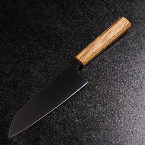 Santoku AUS-8 Polished Oak Handle 165mm
