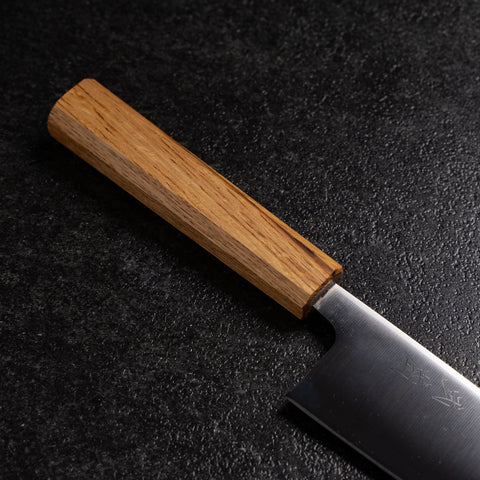 Santoku AUS-8 Polished Oak Handle 165mm
