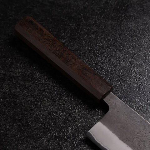 Nakiri White Steel #2 Kurouchi Nashiji Ashwood Handle 165mm
