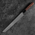 Sakimaru Takohiki Blue Steel #2 Kurouchi Buffalo Wenge Handle 270mm (10.6”)-[Musashi]-[Japanese-Kitchen-Knives]