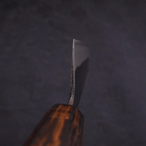 Hakata Blue Steel #2 Kurouchi Sumi Urushi Handle 165mm-[Musashi]-[Japanese-Kitchen-Knives]