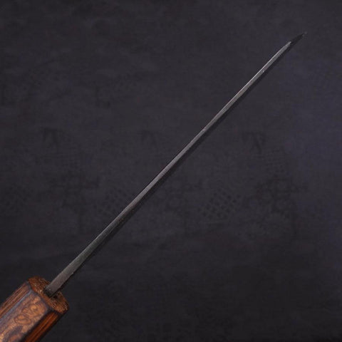 Hakata Blue Steel #2 Kurouchi Sumi Urushi Handle 165mm-[Musashi]-[Japanese-Kitchen-Knives]