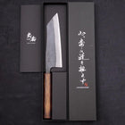 Hakata Blue Steel #2 Kurouchi Sumi Urushi Handle 165mm-[Musashi]-[Japanese-Kitchen-Knives]