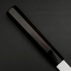 Hamokiri(Honekiri) White Steel #2 Kasumi Buffalo Ebony Handle 300mm (11.8”)-[Musashi]-[Japanese-Kitchen-Knives]
