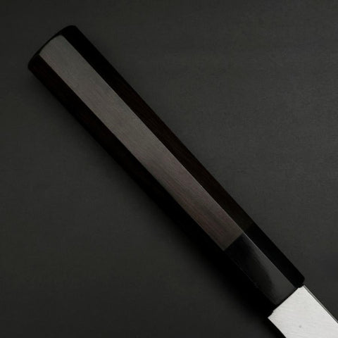 Hamokiri(Honekiri) White Steel #2 Kasumi Buffalo Ebony Handle 300mm (11.8”)-[Musashi]-[Japanese-Kitchen-Knives]