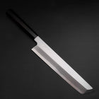 Hamokiri(Honekiri) White Steel #2 Kasumi Buffalo Ebony Handle 300mm (11.8”)-[Musashi]-[Japanese-Kitchen-Knives]