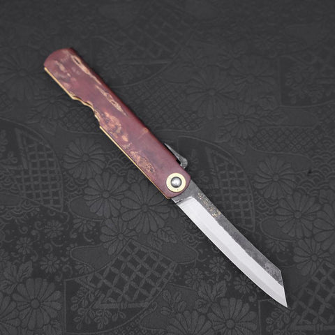 Higonokami Aogami 100mm Birch-[Musashi]-[Japanese-Kitchen-Knives]