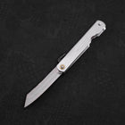 Higonokami Aogami 90mm Silver-[Musashi]-[Japanese-Kitchen-Knives]