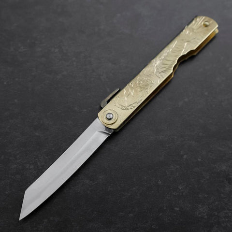 Higonokami Aogami Chokin Byakko 100mm-[Musashi]-[Japanese-Kitchen-Knives]