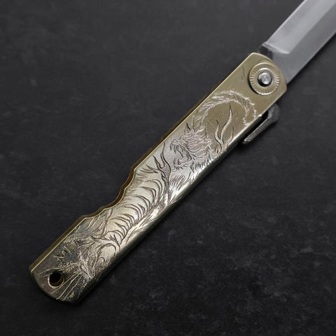 Higonokami Aogami Chokin Byakko 100mm-[Musashi]-[Japanese-Kitchen-Knives]