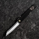 Higonokami Aogami Eto Hitsuji 80mm Black-[Musashi]-[Japanese-Kitchen-Knives]