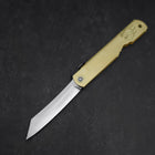 Higonokami Aogami Eto Hitsuji 80mm Brass-[Musashi]-[Japanese-Kitchen-Knives]