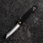 Higonokami Aogami Eto Inu 80mm Black-[Musashi]-[Japanese-Kitchen-Knives]