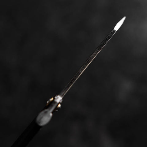 Higonokami Aogami Eto Inu 80mm Black-[Musashi]-[Japanese-Kitchen-Knives]