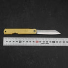 Higonokami Aogami Eto Mi 80mm Brass-[Musashi]-[Japanese-Kitchen-Knives]