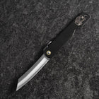 Higonokami Aogami Eto Saru 100mm Black (3.1”)-[Musashi]-[Japanese-Kitchen-Knives]