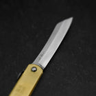 Higonokami Aogami Eto Tora 80mm Brass-[Musashi]-[Japanese-Kitchen-Knives]
