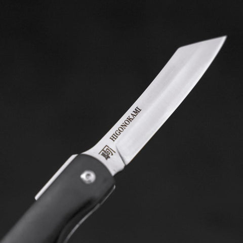 Higonokami VG-10 Lock Black 100mm-[Musashi]-[Japanese-Kitchen-Knives]
