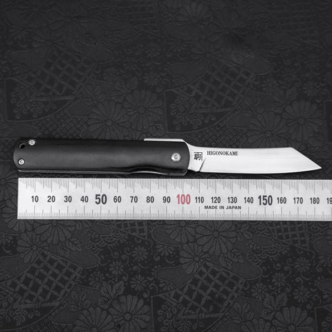 Higonokami VG-10 Lock Black 100mm-[Musashi]-[Japanese-Kitchen-Knives]