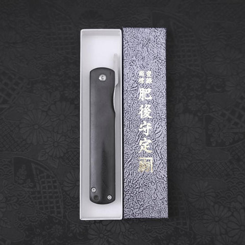 Higonokami VG-10 Lock Black 100mm-[Musashi]-[Japanese-Kitchen-Knives]