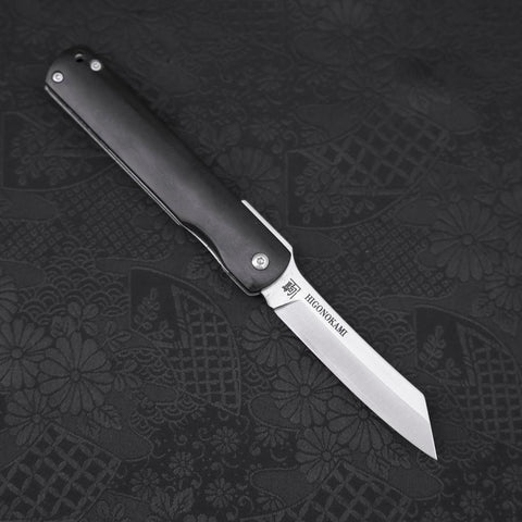 Higonokami VG-10 Lock Black 100mm-[Musashi]-[Japanese-Kitchen-Knives]