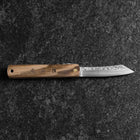 Higonokami VG-10 Tsuchime Natural Wood 100mm-[Musashi]-[Japanese-Kitchen-Knives]