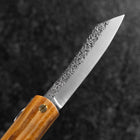 Higonokami VG-10 Tsuchime Yellow Natural Wood 100mm (3.9”)-[Musashi]-[Japanese-Kitchen-Knives]