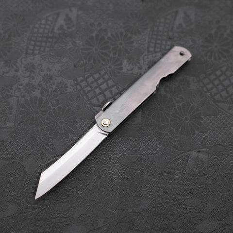 Higonokami Yasukihagane 100mm Black-[Musashi]-[Japanese-Kitchen-Knives]