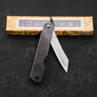 Higonokami Yasukihagane 100mm Black-[Musashi]-[Japanese-Kitchen-Knives]