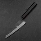 Honesuki Blue Steel #2 Kurouchi Ebony Handle 150mm-[Musashi]-[Japanese-Kitchen-Knives]