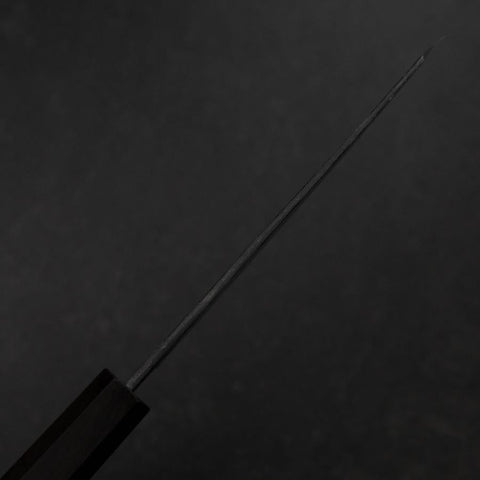 Honesuki Blue Steel #2 Kurouchi Ebony Handle 150mm-[Musashi]-[Japanese-Kitchen-Knives]