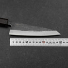 Honesuki Blue Steel #2 Kurouchi Ebony Handle 150mm-[Musashi]-[Japanese-Kitchen-Knives]