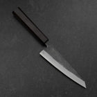 Honesuki Blue Steel #2 Kurouchi Ebony Handle 150mm-[Musashi]-[Japanese-Kitchen-Knives]