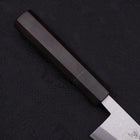 Honesuki Boning Knife Blue Steel #2 Damascus Buffalo Ebony Handle 150mm-[Musashi]-[Japanese-Kitchen-Knives]