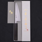 Honesuki Boning Knife Blue Steel #2 Damascus Buffalo Ebony Handle 150mm-[Musashi]-[Japanese-Kitchen-Knives]