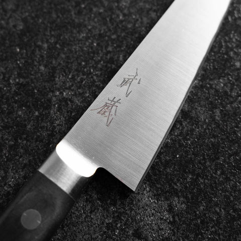 Honesuki Boning Knife Molybdenum Western Black Handle 150mm-[Musashi]-[Japanese-Kitchen-Knives]