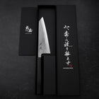 Honesuki SKD11 Nashiji Ebony Handle 150mm (5.9”)-[Musashi]-[Japanese-Kitchen-Knives]