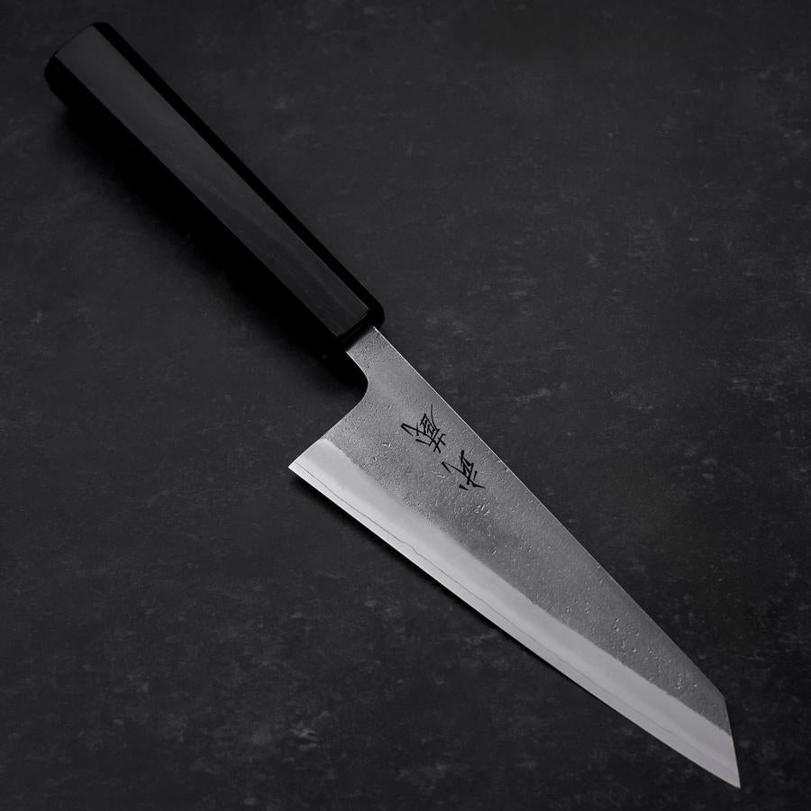Honesuki SKD11 Nashiji Ebony Handle 150mm-[Musashi]-[Japanese-Kitchen-Knives]
