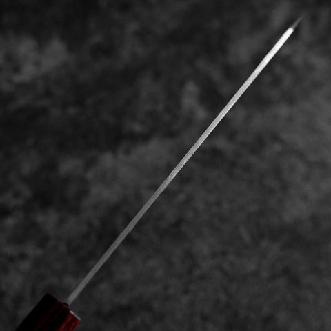 Honesuki Silver Steel #3 Mirror Zelkova Handle 180mm (7”)-[Musashi]-[Japanese-Kitchen-Knives]