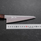 Honesuki Stainless Clad Blue Super Polished Sumi Urushi Handle 150mm (5.9”)-[Musashi]-[Japanese-Kitchen-Knives]