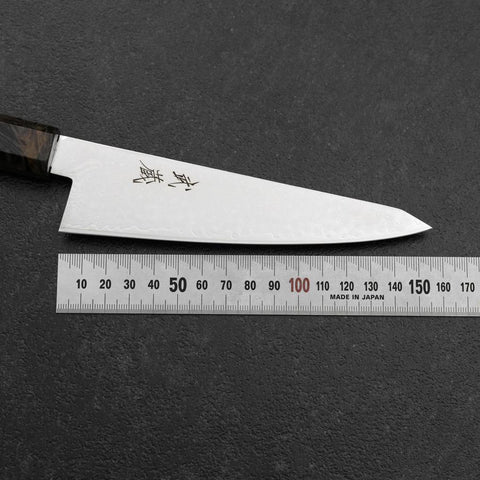 Honesuki VG-10 Damascus Gray Birch Handle 150mm-[Musashi]-[Japanese-Kitchen-Knives]