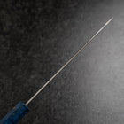 Honesuki VG-10 Tsuchime Damascus Blue Birch Handle 150mm (5.9”)-[Musashi]-[Japanese-Kitchen-Knives]
