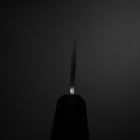 Kaisaki VG-10 Nashiji Black Urushi Handle 150mm (5.9”)-[Musashi]-[Japanese-Kitchen-Knives]