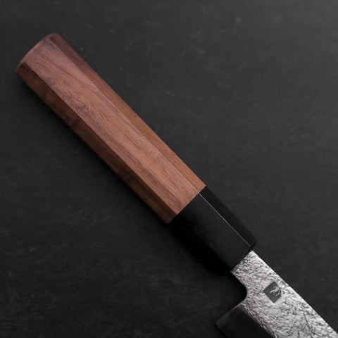 Kaisaki VG-10 Nashiji Buffalo Walnut Handle 150mm (5.9”)-[Musashi]-[Japanese-Kitchen-Knives]