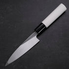 Kaisaki White Steel #2 Nashiji Magnolia Handle 120mm-[Musashi]-[Japanese-Kitchen-Knives]