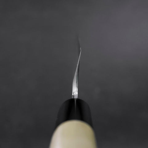 Kama Usuba White Steel #2 Kasumi Buffalo Magnolia Handle 225mm-[Musashi]-[Japanese-Kitchen-Knives]