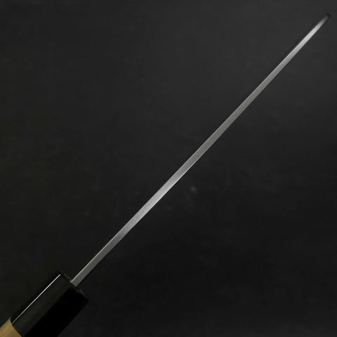 Kama Usuba White Steel #2 Kasumi Buffalo Magnolia Handle 225mm-[Musashi]-[Japanese-Kitchen-Knives]