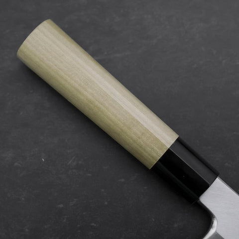 Kama Usuba White Steel #2 Kasumi Buffalo Magnolia Handle 225mm-[Musashi]-[Japanese-Kitchen-Knives]
