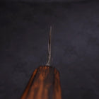 Kama Usuba(Kansai) Blue Steel #2 Kasumi Sumi Urushi Handle 180mm-[Musashi]-[Japanese-Kitchen-Knives]